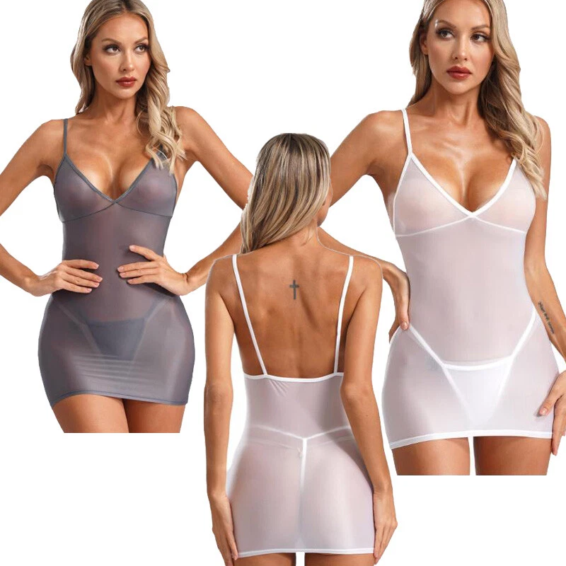 Abito donna gonna traspirante nightclub camicia da notte San Valentino pigiama bar