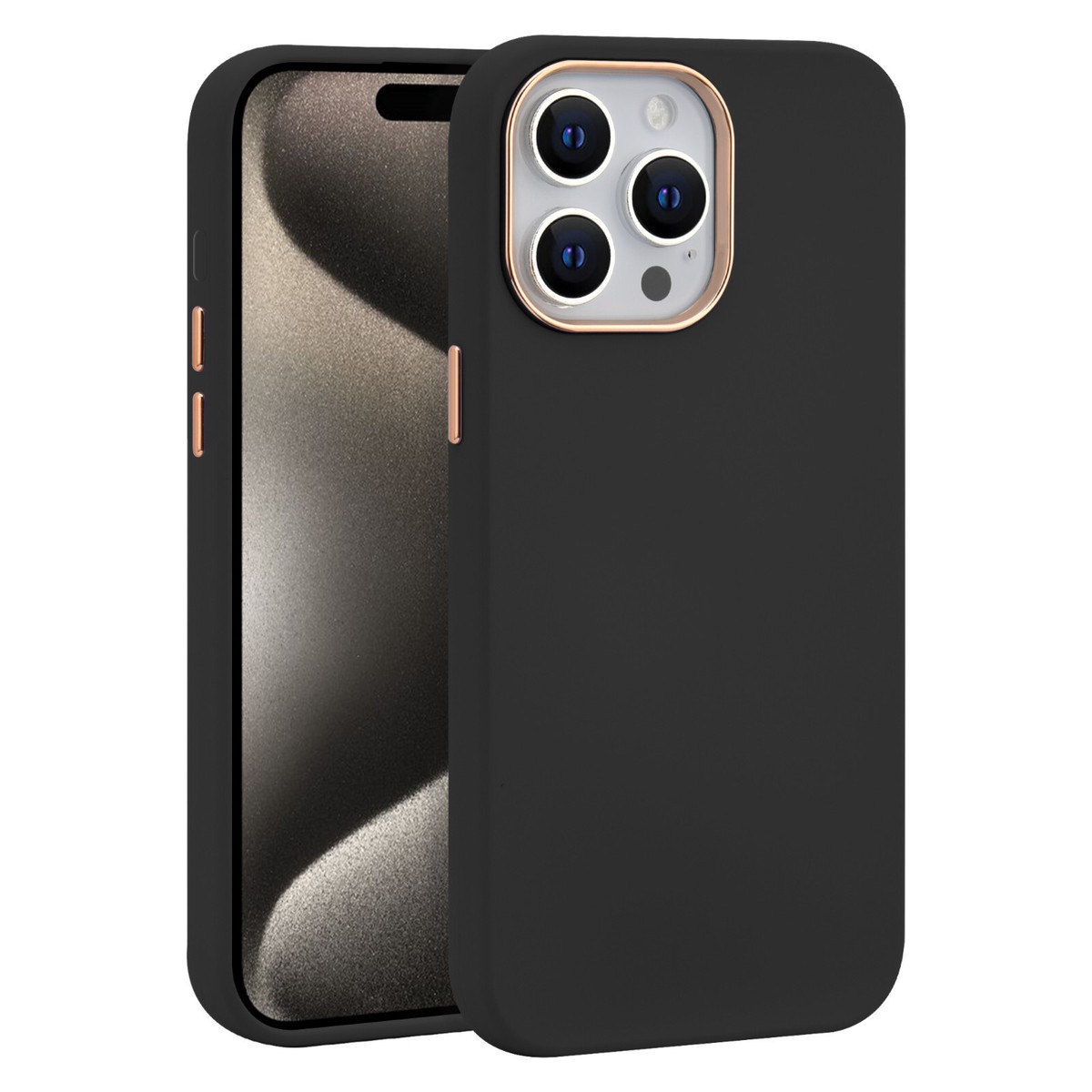For Apple iPhone 15 PRO MAX - Silky Texture Rubberized