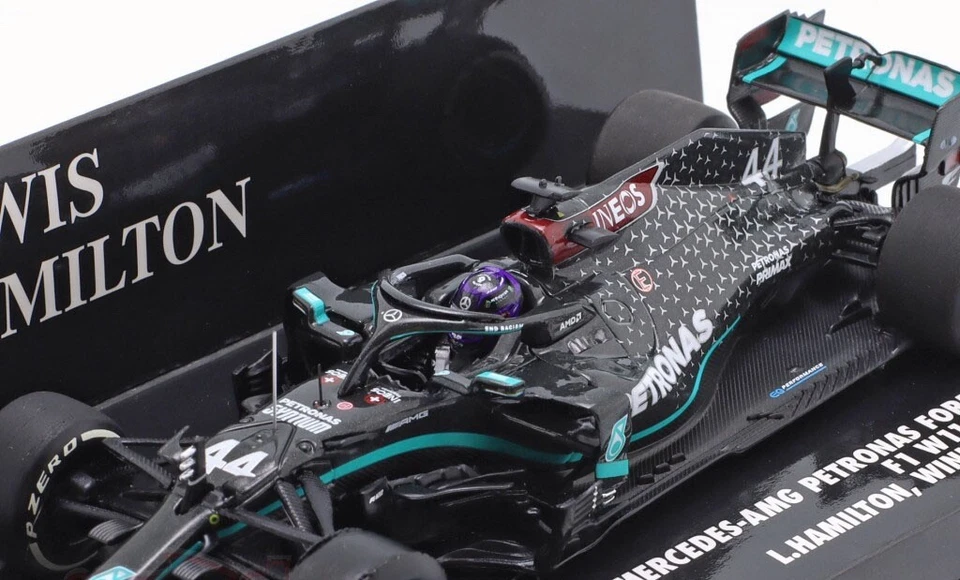Minichamps Mercedes F1 W11 Winner British GP 2020 - Lewis Hamilton 1/43 Scale - Image 4 of 4