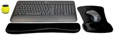 New Logitech MK540 Keyboard/Mouse Set + Micro Glow Speaker, Gel Wrist/Mouse Pads