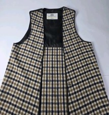 Aquascutum Check Removable Wool Coat Liner Measurements In Photos Excellent S/M