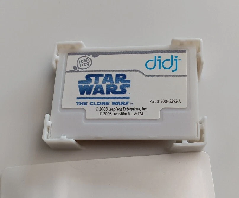 LeapFrog Didj Juegos Star Wars The Clone Wars Edades 6-10 Usado Envío Rápido Juego Foto 4 de 4