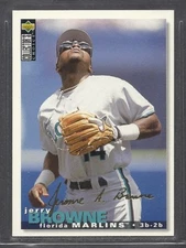 1995 Collector's Choice Gold Signature - #301 - Jerry Browne - Florida Marlins