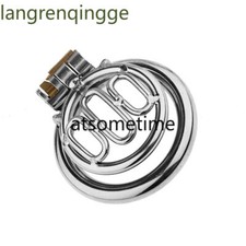 Lightweight Positive Male Chastity Cage Device Sissy Stainless Steel Rings
