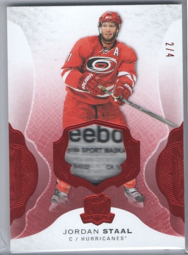 2016-17 Upper Deck The Cup Red Foil Tag Jordan Staal 2/4