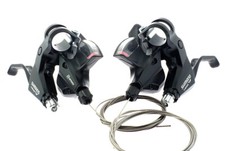 Shimano Altus ST-M310 MTB Flat Bar Shift/Brake 3x8 Levers Set Black READ