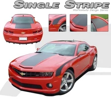 WIDE 2010 2011 2012 2013 Chevy Camaro Rally Racing Stripes Hood Decals Graphics
