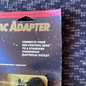 Ac Adapter (Nintendo NES) NEW Sealed OEM Official Read Description