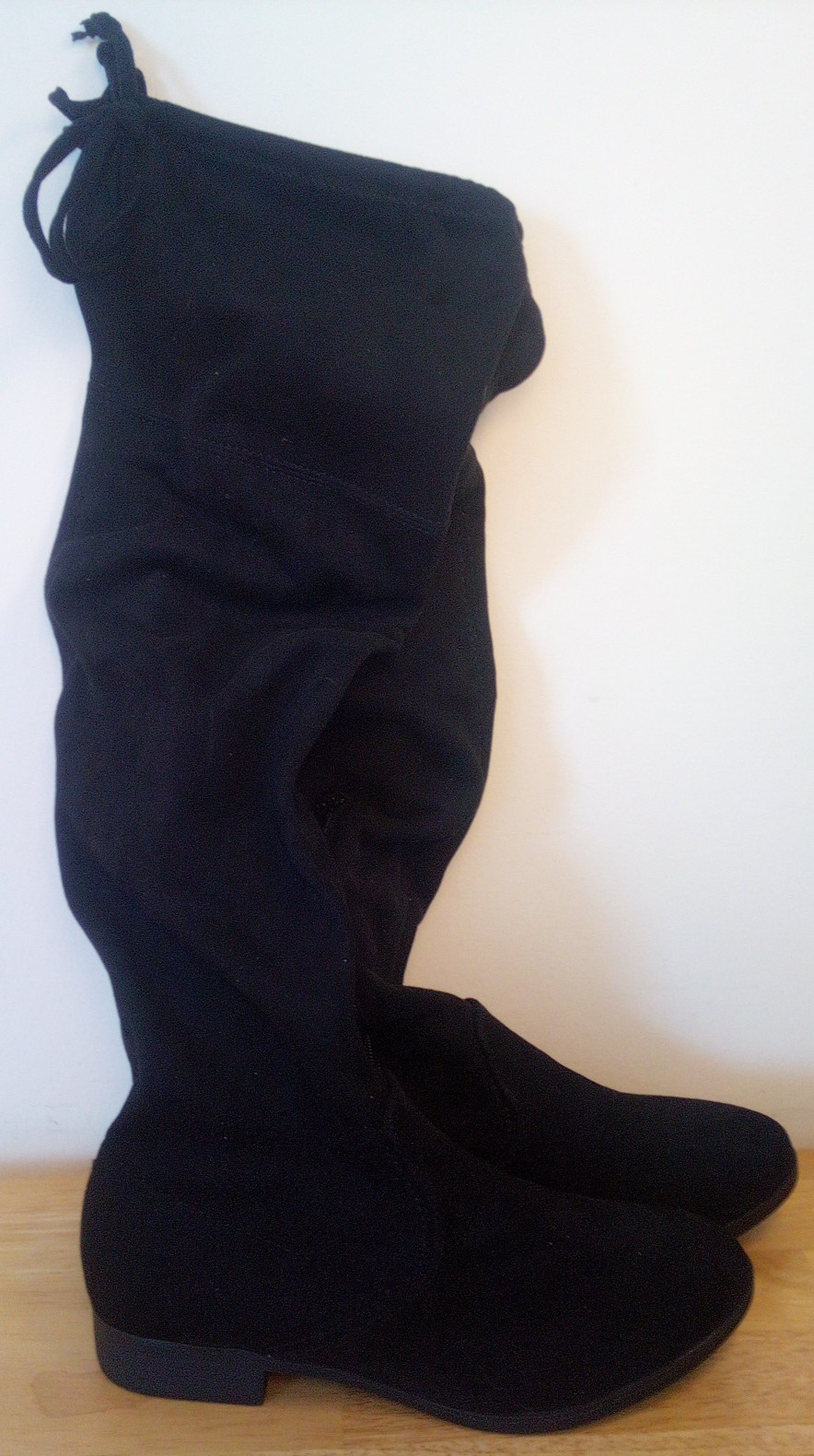 NWT Time and Tru Women's Tall Heeled Slouch Boots Black Sizes 6, 7.5, 11W & 12W
