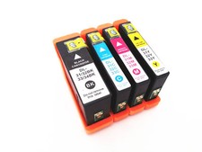 4-Pk/Pack Serie 31 32 33 34 High Yield Set Ink Cartridges For Dell V525w V725w