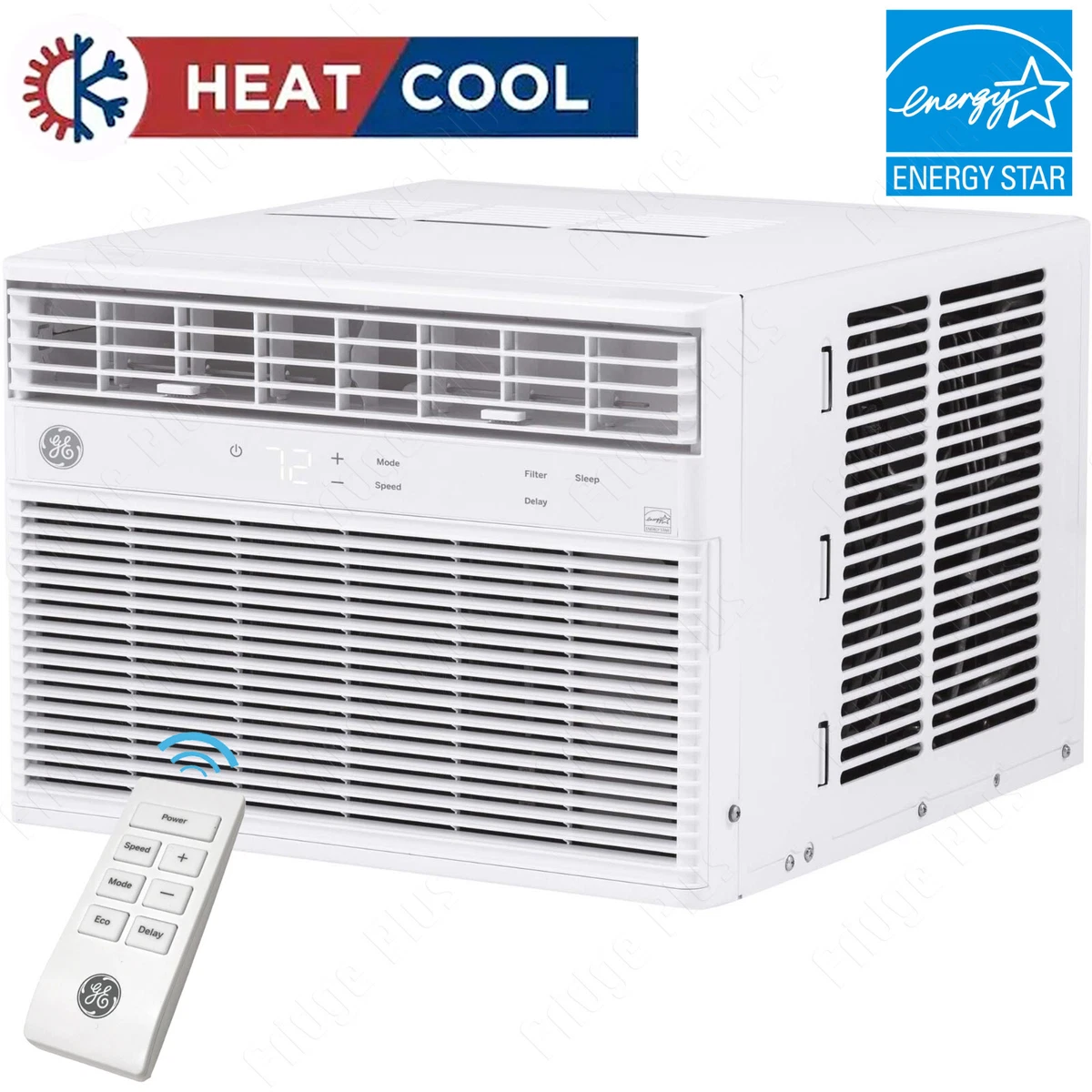 GE 12000 BTU Air Conditioner w/ 8700 BTU Heat, Window or Thru-Wall Home AC  Unit | eBay