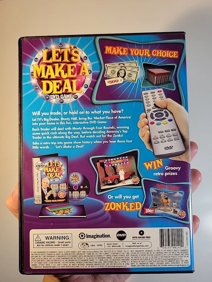 Vintage 'Let's Make A Deal' DVD Game Complete With Instructions And Guessing Pad - Image 4 of 4
