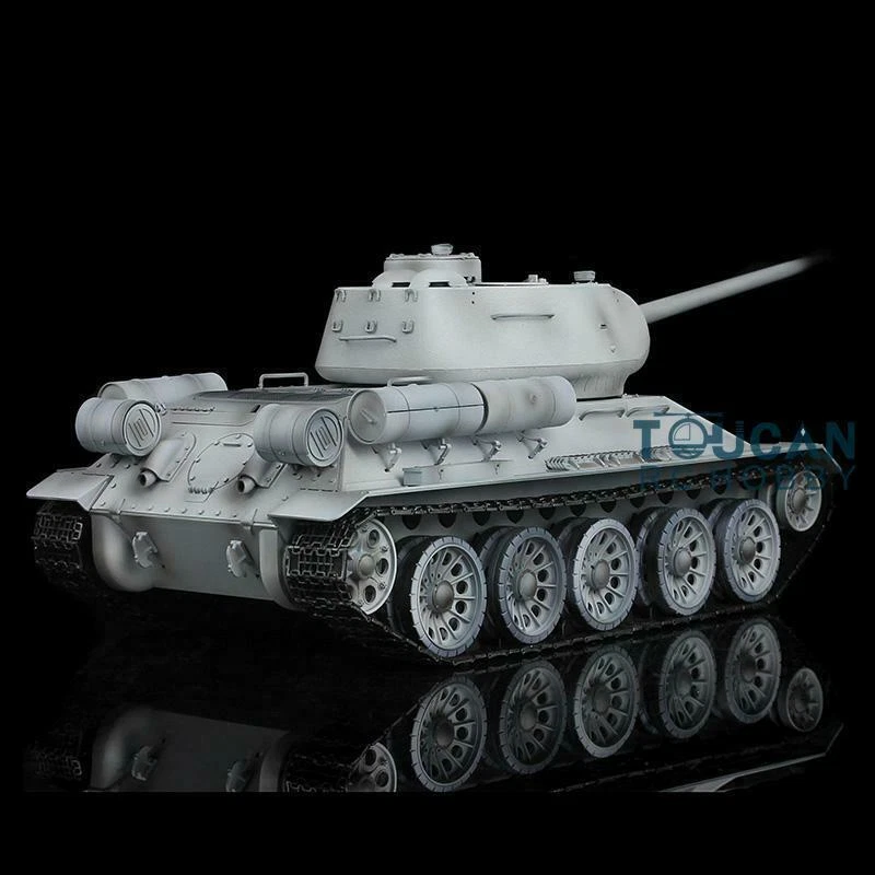 Henglong 1/16 7.0 Soviet T34-85 RTR RC Tank BB IR 3909 Metal Tracks 360°Turret - Image 4 of 4