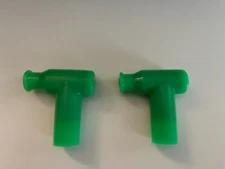 (2) New Green Spark Plug Caps Polaris/Ski-doo/Arctic Cat/Yamaha Snowmobile