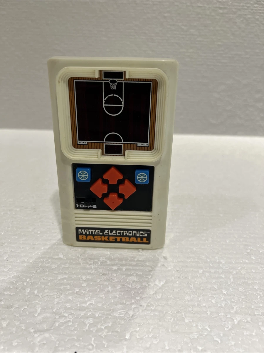 Vintage Mattel Electronics Basketball Handheld Game Tested and Works