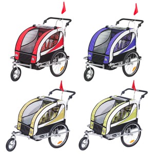 carrito para dos niños