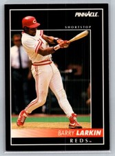💎1992 Pinnacle Baseball #5 Barry Larkin - Cincinnati Reds💎