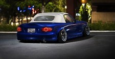 Cars mazda nb Desk Mat Stitched