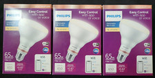 Philips Soft White LED 65W Eq Dimmable Smart Wi-Fi Wireless Light Bulb 3 Pack