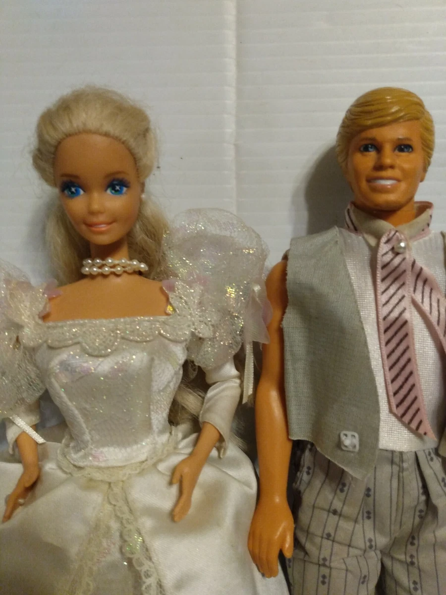 Barbie and ken bride and groom set deals