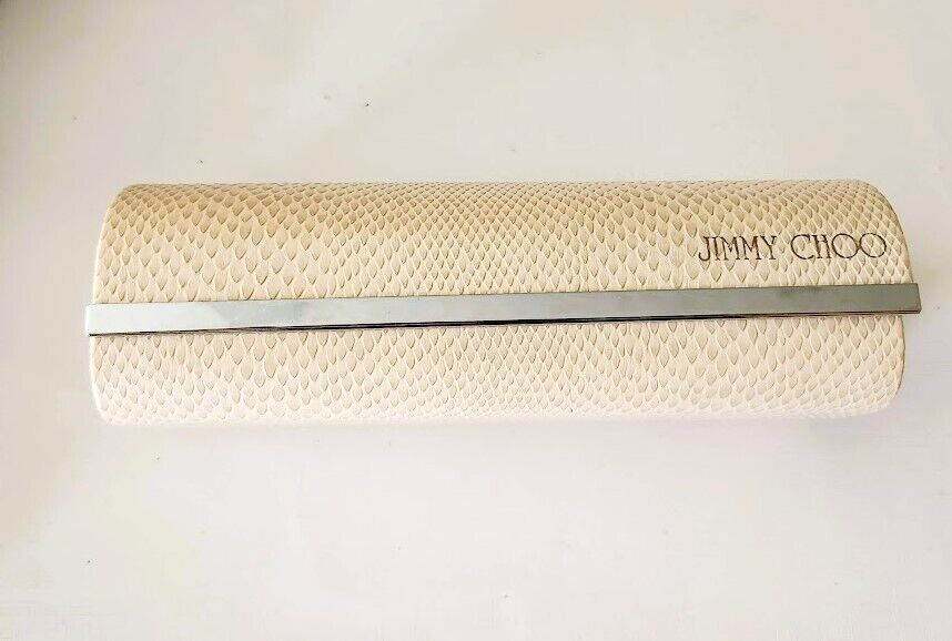 JIMMY CHOO Logo Hard Snakeskin Sunglasses Case | eBay