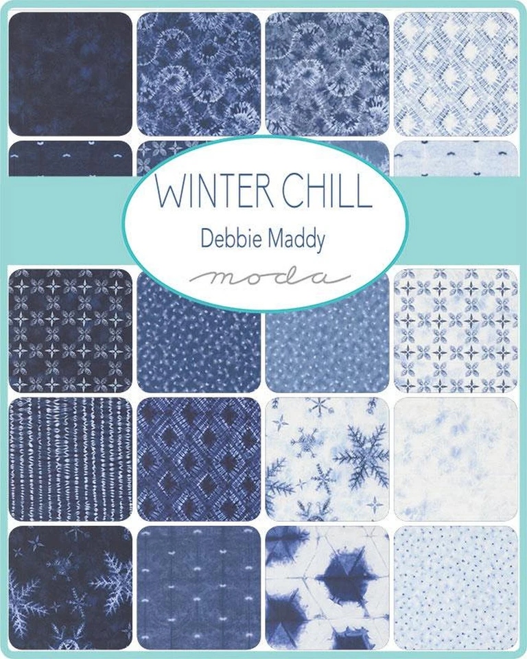 Winter Chill Moda Layer Cake 42 100% Cotton 10" Precut Quilt Squares - Image 2 of 4