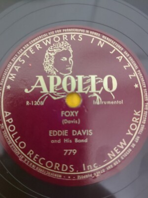 EDDIE DAVIS FOXY 78RPM APOLLO 779 