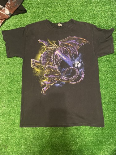 Vintage 90s Dragon t shirt graphic tee 