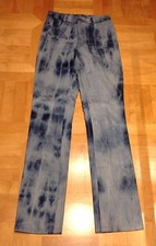 Damen Jeans Hose Batik Optik jeansblau Größe 38/36 (Top Artikel)
