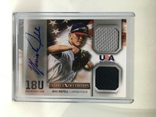 2014 Panini Elite Extra Edition Signatures Patch Auto #19 Max Wotell ebay 1/1