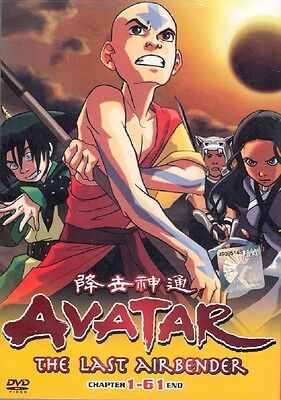 Avatar: The Last Air Bender ( Books 1-3 Chapter 1 - 61 ) DVD - English  Version | eBay