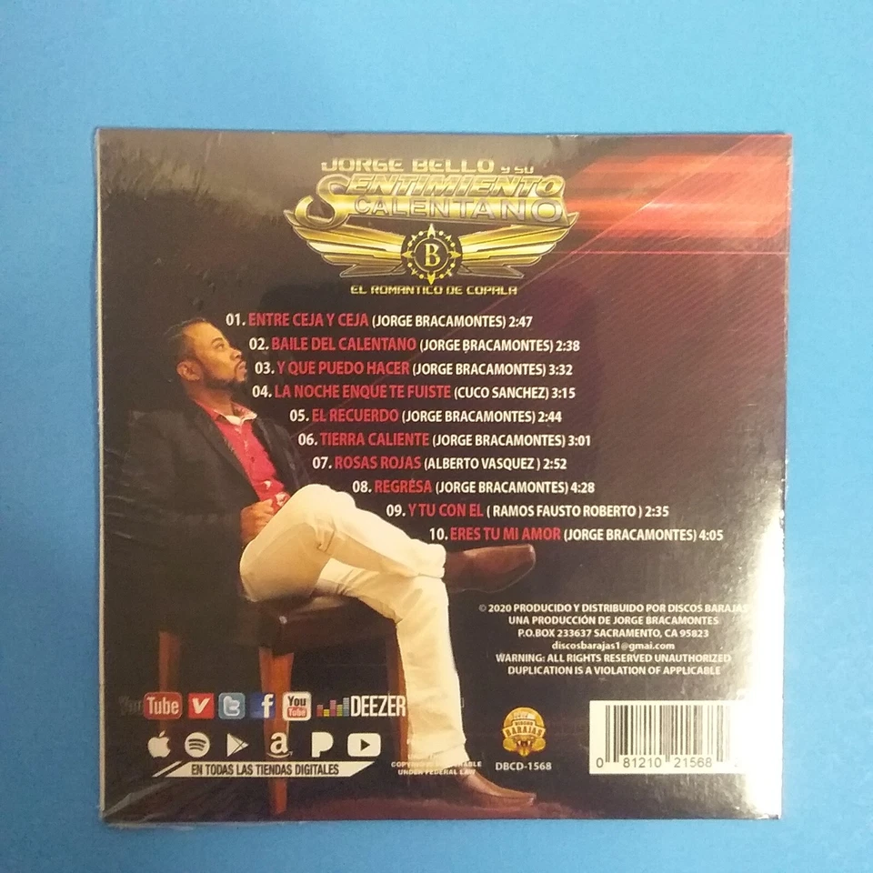 Jorge Bello Entre Cena Y Cena Music CD Foto 2 de 2
