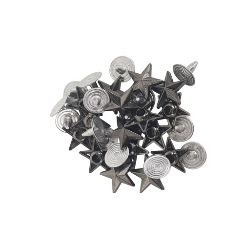 Sternform Spike Nieten mit Pins Basteln Kleidung Schuhe Armbänder 11/19/20mm - Bild 7 von 32