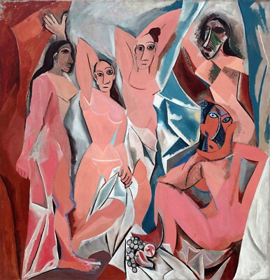 The Young Ladies of Avignon Painting by Pablo Picasso Reproduction