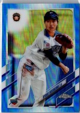 2021 Topps Chrome npb RYOHEI HOSOKAWA (RC) #91 Blue /150 FIGHTERS