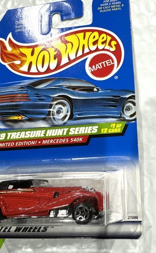 1999 Hot Wheels Treasure Hunt Series Mercedes 540K Limited Edition # 1 of 12 - Bild 3 von 5
