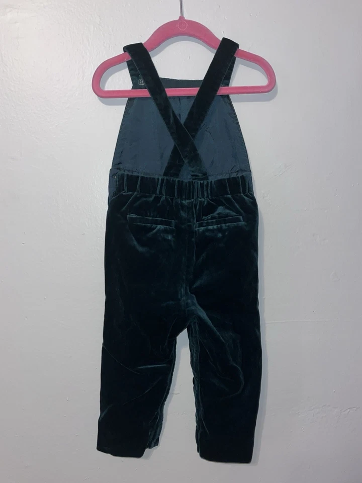 Mono Ralph Lauren Bebé Terciopelo Verde Talla 18 Meses Foto 4 de 4