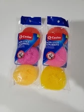 O-Cedar Non-Stick Mesh Scrubbers, 3 Count Assorted Lot 2