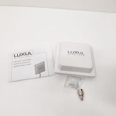 Luxul XW-24-FP7 Pro-WAV Flat Panel WiFi Range Extender Antenna Kit with Hardware