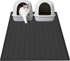 XXL Extra Large Silicone Cat Litter Trapping Mat for Scatter Control