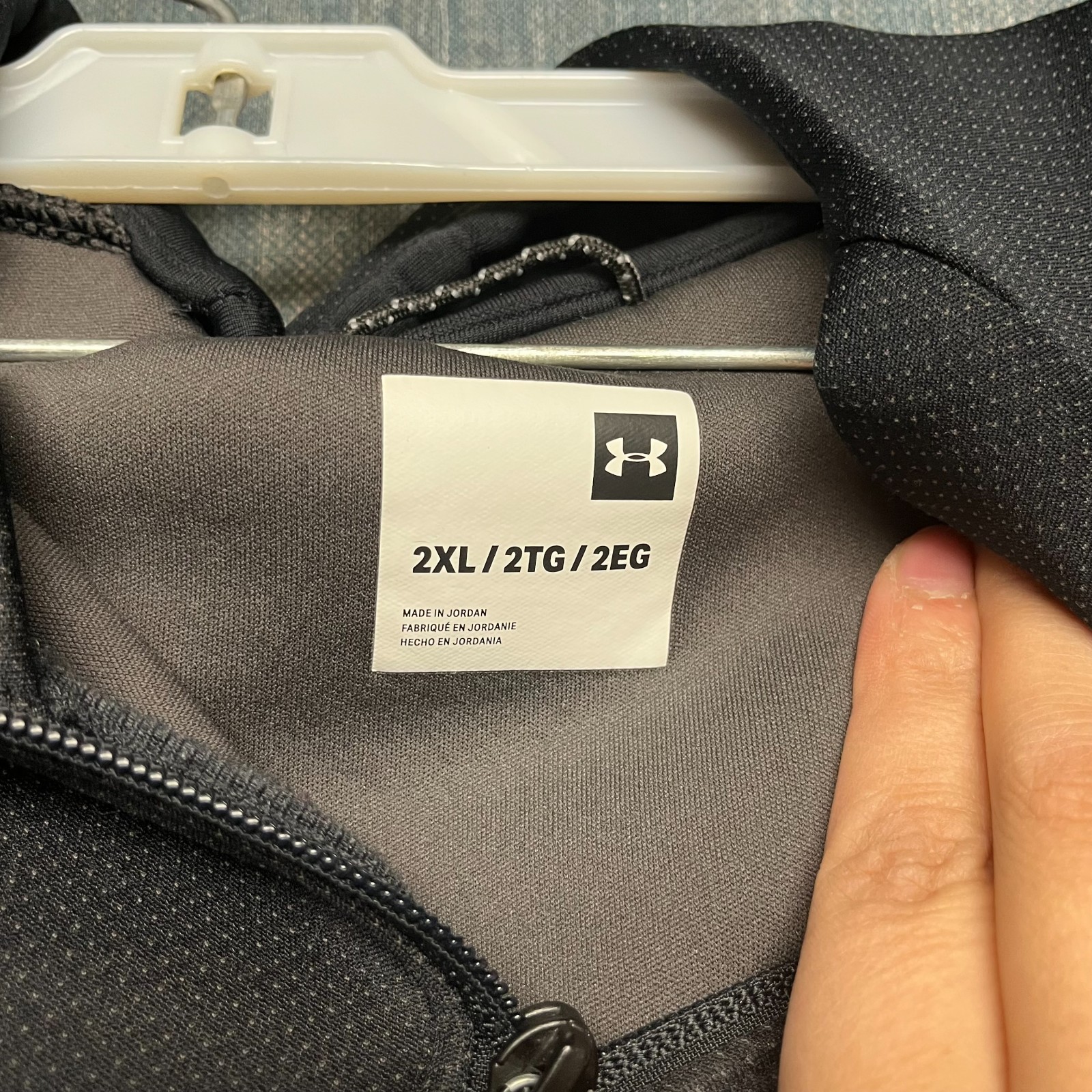 Under Armour Men's Tracksuit Size 2XL Black Unstoppable Knit Hoodie & Joggers thumbnail 6