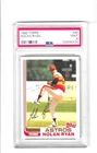 1982 TOPPS BASEBALL NOLAN RYAN GRADED PSA 9 MINT CARD #90