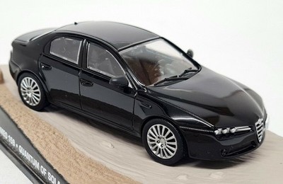 Eon 1/43 - 007 James Bond Alfa Romeo 159 Quantum of Solace Diecast Modell