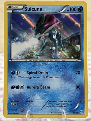 Suicune (30 - Holo) 30/30 XY Trainer Kit: Pikachu Libre & Suicune Holo