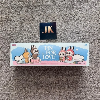 Original POP MART Labubu The Monsters PIN FOR LOVE N-Z Series FULL SET