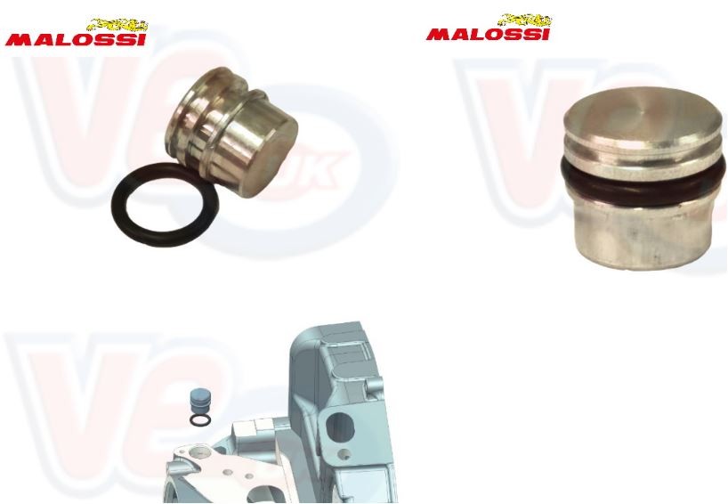 Vespa & LML -MALOSSI- Oil Pump Hole Blanking Plug Autolube Bung
