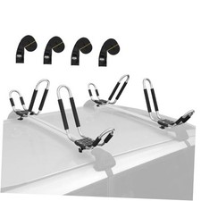 Kayak Roof Rack - 2 Pair Heavy Duty Stainless Steel J Universal Kayak Rack