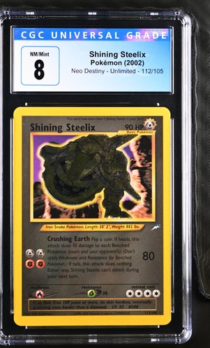 Shining Steelix (Unlimited) graded CGC 8 for sale on eBay