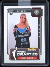 2025 Panini Instant WNBA Draft Night DN10 1st ROOKIE /6070 Hailey Van Lith RC