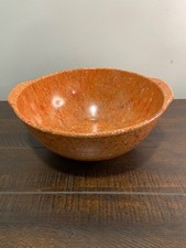 Vintage Melmac Salmon Colored Multicolored Confetti Mixing Bowl Unmarked EUC!!!